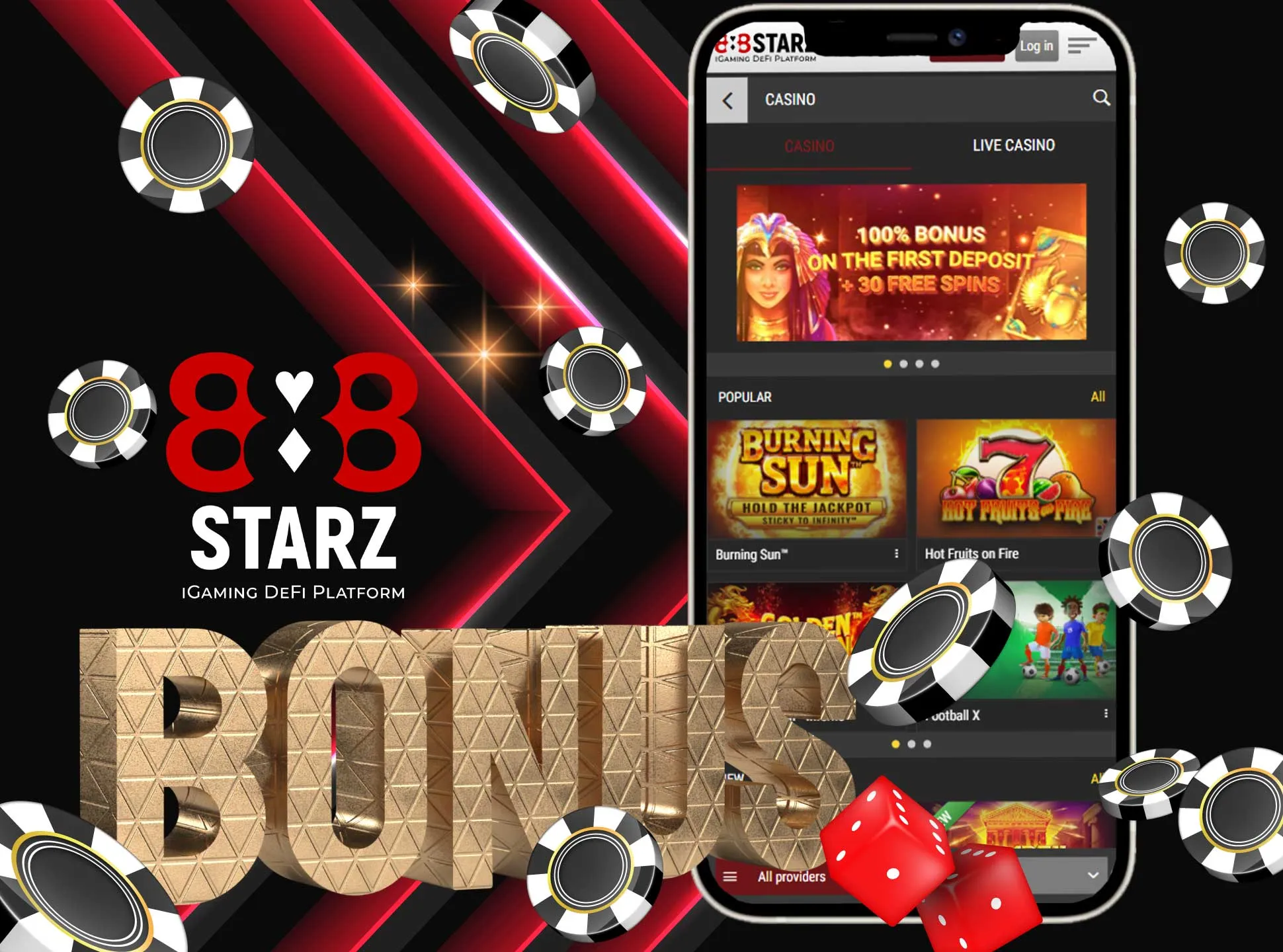 Акции и бонусные предложения в 888 Starz Casino